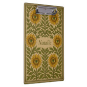 フローラヴィンテージひまわり名前をカスタムするクリップボード クリップボード (右)