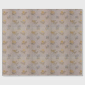 フローラヴィンテージウィリアム・モリス粉末壁紙W ラッピングペーパー (フラット)