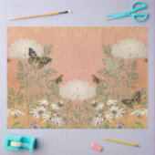 フローラヴィンテージオータムインパリスバタフライデクページ 薄葉紙 (クラフト)