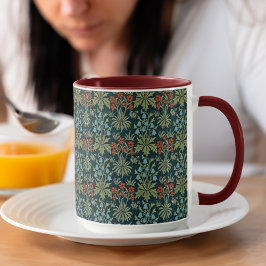 フローラヴィンテージカーネーションブルーベルジョン・ヘンリー・デアル マグカップ