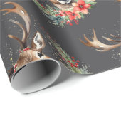 フローラヴィンテージクリスマストインデナー ラッピングペーパー (ロールコーナー)