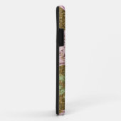 *~*フローラヴィンテージグリッター黒 Case-Mate iPhoneケース (裏面/右)