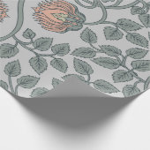 フローラヴィンテージシームレスパターン、レトロな壁紙 ラッピングペーパー (角)