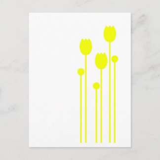 フローラヴィンテージジェルブ黄 ポストカード