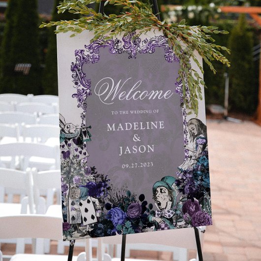 フローラヴィンテージダークアリスinワンダーランド結婚ズ ポスター