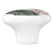 フローラヴィンテージバタフライコテージアイボリー2 セラミックノブ (側面)