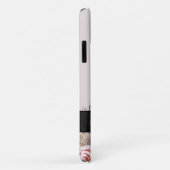 フローラヴィンテージバラエレガント金ゴールド水色ブラック Case-Mate iPhoneケース (裏面/右)