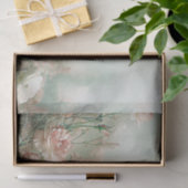 フローラヴィンテージパステルバラプニーズデコページ 薄葉紙 (ギフト)