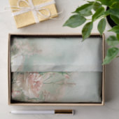 フローラヴィンテージパステルバラプニーズデコページ 薄葉紙 (ギフト)