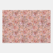 フローラヴィンテージパターン ラッピングペーパーシート (正面2)