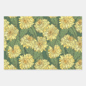 フローラヴィンテージパターン ラッピングペーパーシート (正面)