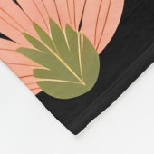 フローラヴィンテージビューティフルトレンディーコレクション フリースブランケット (角)