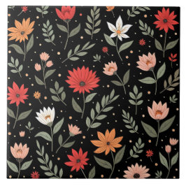 フローラヴィンテージビューティフルモダンコレクション タイル