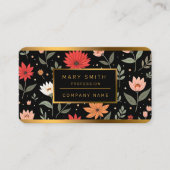 フローラヴィンテージビューティフルモダンコレクション 名刺 (正面)