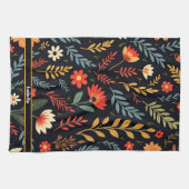 フローラヴィンテージビューティフル人気があるコレクション キッチンタオル (横)