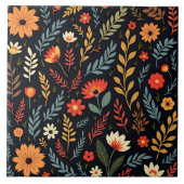 フローラヴィンテージビューティフル人気があるコレクション タイル (正面)