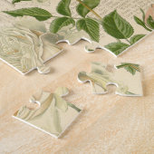 フローラヴィンテージフクロウパズルと美しいバラ ジグソーパズル (側面)