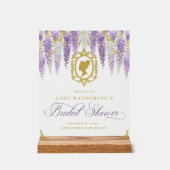 フローラヴィンテージブライダルシャワーへようこそ アクリルサイン (正面)