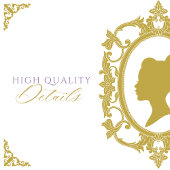 フローラヴィンテージブライダルシャワー 招待状