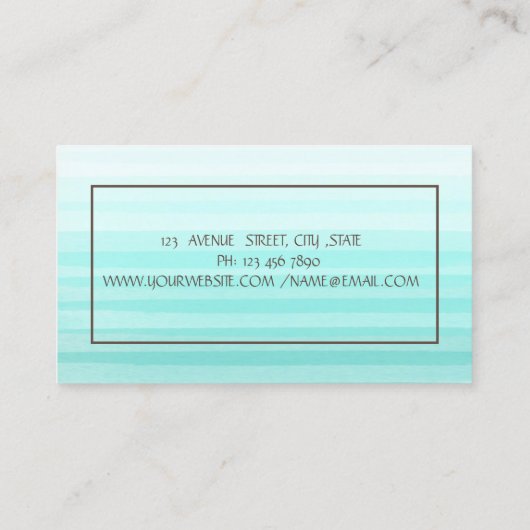 フローラヴィンテージベーカリーミキサグラデーションー 名刺 (裏面)