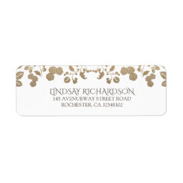フローラヴィンテージホワイト庭園の結婚式 ラベル