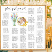 フローラヴィンテージモダンのJARの座席表 ポスター