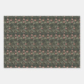 フローラヴィンテージモリスワイルドバラズブリアランブラーラ ラッピングペーパーシート (正面)