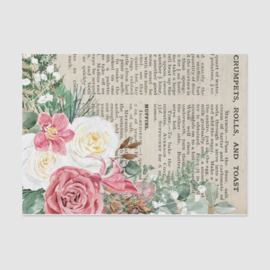 フローラヴィンテージレシピ分離 薄葉紙 (正面)