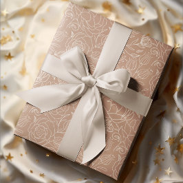 フローラヴィンテージロマンスパターン ラッピングペーパー