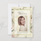 フローラヴィンテージロマンチック追悼式 ノートカード (正面)