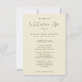 フローラヴィンテージロマンチック追悼式 ノートカード (裏面)