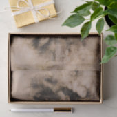 フローラヴィンテージ古い素朴アンティークセピアテクスチャ 薄葉紙 (ギフト)