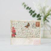 フローラヴィンテージ封筒スクラップブック紙 (スタンド正面)