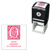 フローラヴィンテージ文字O セルフインキングスタンプ (インサイチュ)