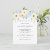 フローラヴィンテージ春の結婚式挿入カード エンクロージャーカード (スタンド正面)