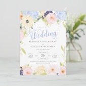 フローラヴィンテージ春の結婚式 招待状 (スタンド正面)