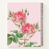 フローラヴィンテージ薬用バラスパイラルノートブック ノートブック (裏面)