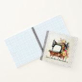 フローラヴィンテージ裁縫機 ノートブック (内部)