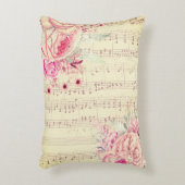 フローラヴィンテージ音楽 アクセントクッション (正面(垂直))