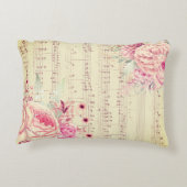 フローラヴィンテージ音楽 アクセントクッション (裏面)