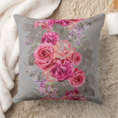 フローラヴィンテージ高級ピロー クッション (ブランケット)