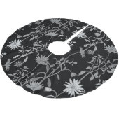 フローラヴィンテージ：シームレスな招待の背景。 ブラッシュドポリエステルツリースカート (アングル)