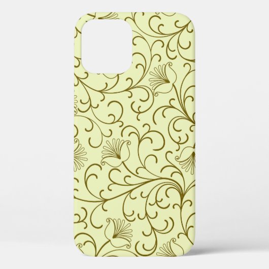 フローラヴィンテージ:美しい背景イラストレーション Case-Mate iPhoneケース (裏面)