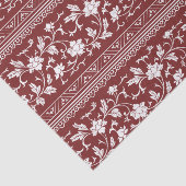 フローラヴィンテージChinoiserie赤い切り離し 薄葉紙 (詳細)