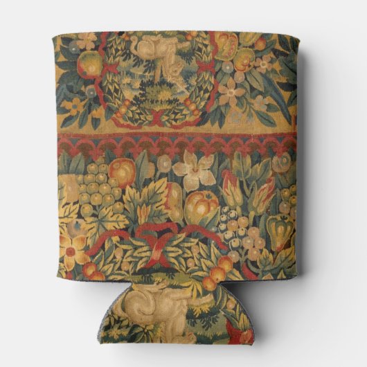 フローラ一角模様 缶クーラー (裏面)