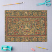 フローラ一角模様 薄葉紙 (クラフト)