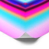 フローラ万華鏡のように千変万化するパターンフラクタルウォラートポスター ポスター (角)