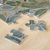 フローラ万華鏡のように千変万化するパターン パーソナライズされた ジグソーパズル (側面)