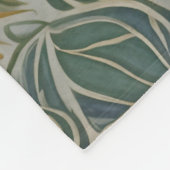 フローラ万華鏡のように千変万化するパターン パーソナライズされた フリースブランケット (角)