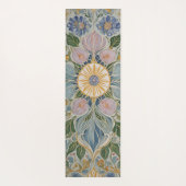 フローラ万華鏡のように千変万化するパターン パーソナライズされた ヨガマット (裏面)